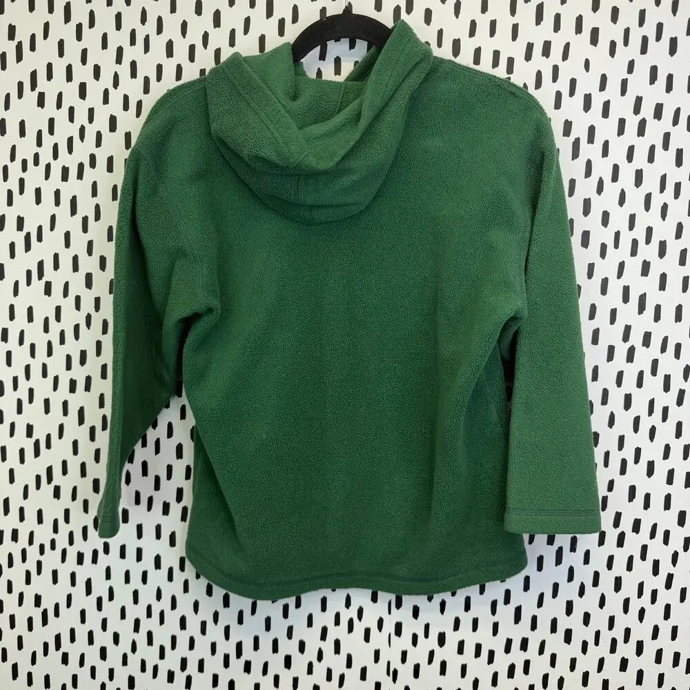 2002 y2k Old Navy kids Green Hoodie fleece size 8